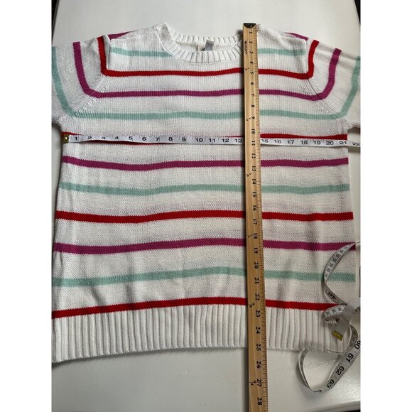 St. John’s Bay Women’s pullover stripped sweater size L NWT - Picture 5 of 5